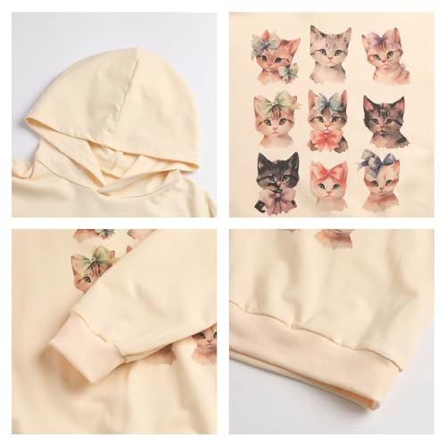 Image of WELAKEN Sweatshirts for Girls Toddler & Kids II Little Girl's Pullover Tops Sweaters & Hoodies