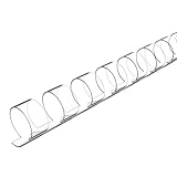 Rayson CR-12-100-C Plastic Binding Combs 21-Ring, 1/2in, 90-Sheet(80gsm 20lb) Capacity, Clear Comb Binding Ring, Max. Binding A4 Size Paper (8.3 x 11.7') Box of 100