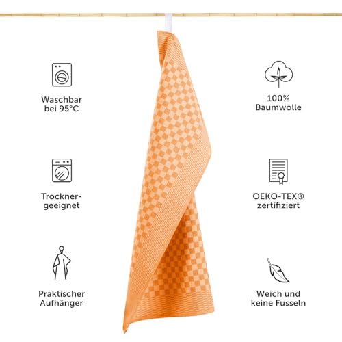 Blumtal Geschirrtücher Baumwolle 50x70 cm im 20er Set - Oeko-TEX zertifizierte Küchentücher - extrem saugstarke Geschirrhandtücher… – Ansicht 2