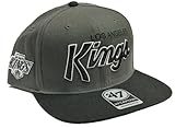 47 Brand male- Exclusive NHL Los Angeles Kings Throwback NWA Script Gray/Black & Green Undervisor w/SidePatch Snapback Size: OSFM Adjustable