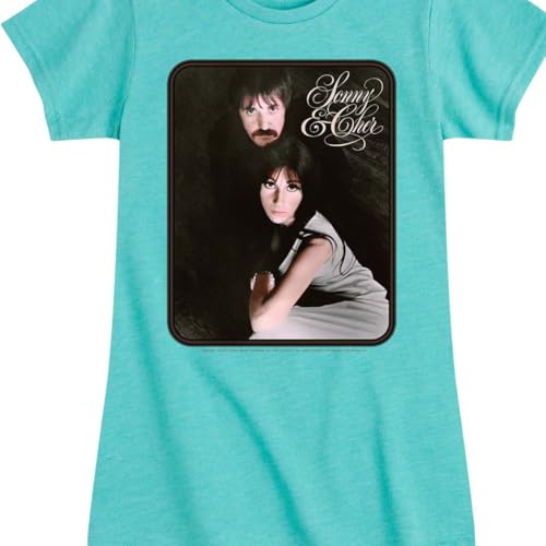 HYBRID APPAREL Sonny and Cher - The Two of Us - Toddler and Youth Toddler and Youth Girls Fitted Short Sleeve Graphic T-Shirt3