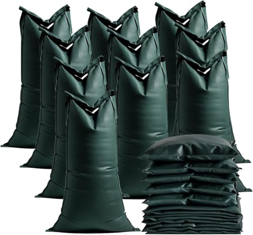 10x Sandsäcke je 40x50 cm mit Schnürband zum Wasserschutz bei Hochwasser ungefüllt - Hochwasserschutz - Sack & Gewebesack (10)