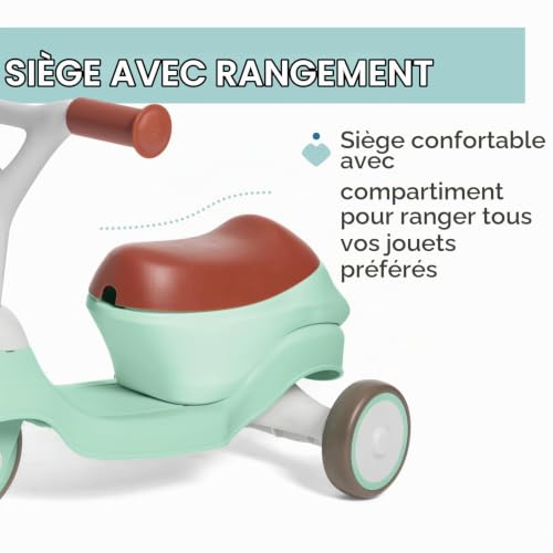 Chicco Ducati Scooter pour Enfants Trottinette évolutive pour Enfants légère et Facile à Transporter Base antidérapante 2 3 Roues caoutchoutées Max 20 kg Idée Cadeau - vue 9