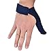 HERCHR Right Hand Finger Grip Thumb Glove, Lightweight Bowling Thumb Saver Protector Glove Thumb Stabilizer Saver for Bowling Ball Men Women(Blue)