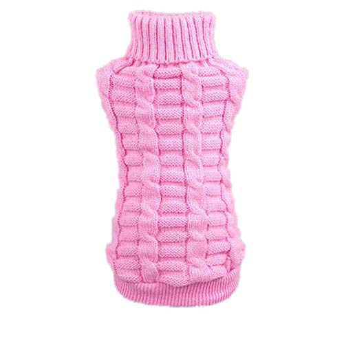Sweater Pet Woolen Warm Clothing Puppy Flowers Winter Clothes Dog Knitwear Pet clothes Help up for Dogs Xs