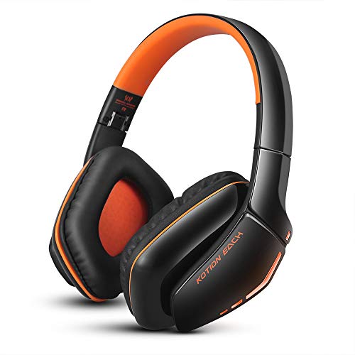 LODDD KOTION Each B3506 Bluetooth Headphones Wireless Headset Foldable Game Headset PC Bass