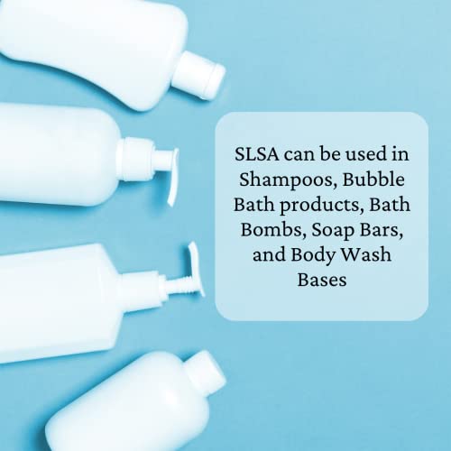 Slsa Powder | 100% Pure Sodium Lauryl Sulfoacetate | Product Of Usa | Great For Making Bath Bombs, Bubble Bath, Bath Truffles | 16 Oz | By Pure Or Nothing #TOP3