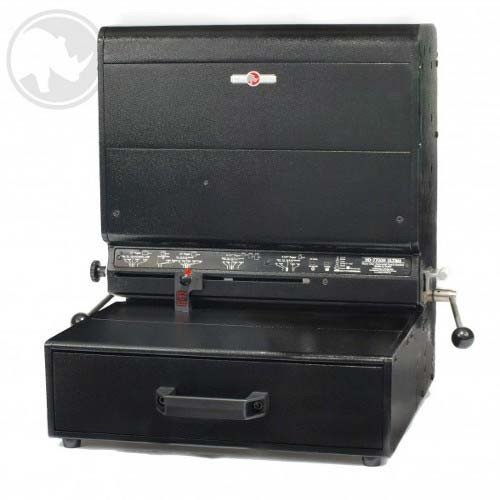 Rhin-O-Tuff ONYX HD7700H ULTIMA 14" Heavy Duty Horizontal Modular Punch with 5:1 Coil Die (Round Holes)