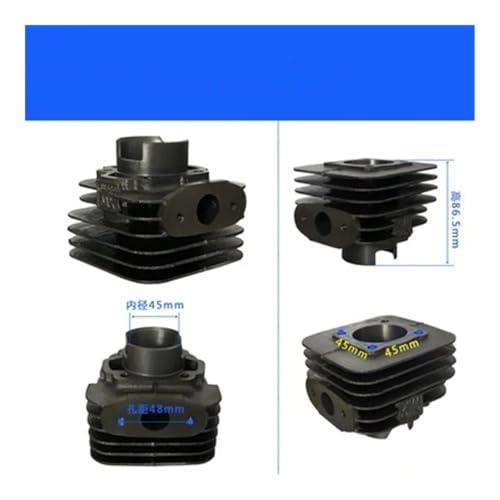 Bloc cylindre ET950 haute résistance avec piston usiné pour générateur 63CC 1E45F