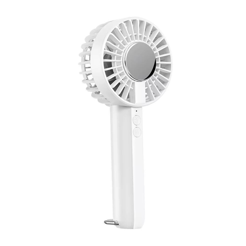 Ventilateur de poche silencieux et rechargeable à 3 vitesses réglables