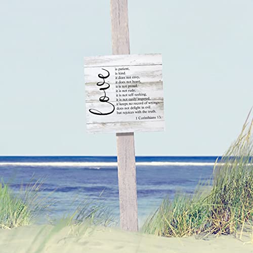 Plaque en bois rétro robuste 30,5 cm décoration murale durable