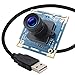 Produktbild ELP Webcam 8MP Kamera Modul USB mit FOV 75 Grad Keine Verzerrung Objektiv,IMX179 USB mit Kamera UVC-konform Web Kamera Kompatibel for Windows Linux