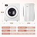 Euhomy 2.65 Cu.Ft Portable Dryer with Exhaust Hose, clothes dryer with four functions, 1400w dryer machine with Stainless Steel Drum, Suitable for Apartments, RVs, Gym