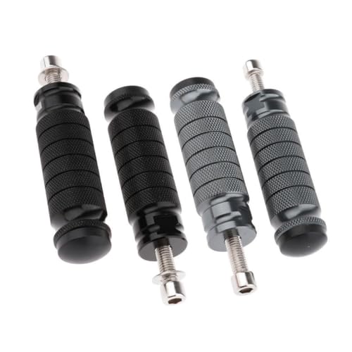Pédales de passager moto et repose-pieds métalliques antidérapants pour scooter