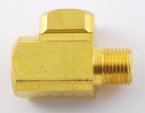1/8" NPT Street Tee T Fitting for Brass Pipe Dual Female/Single Male