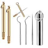Palillos de titanio. Anticorrosivo, no tóxico, antialérgico, antibacteriano, de alta resistencia, pulido suave, muy resistente, libre de alérgenos de metal. No daña a las personas. Mantén tus palillos limpios y prácticos.