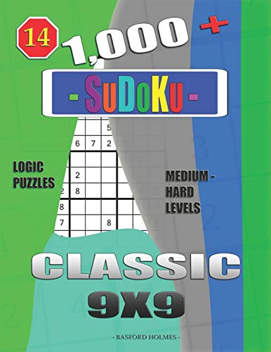 1,000 + Sudoku Classic 9x9: Logic puzzles medium - hard levels (Daily sudoku)