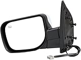 Dorman 955-1749 Driver Side Power Door Mirror - Folding Compatible with Select Nissan Models, Black and Chrome