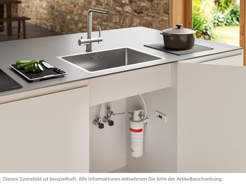 Franke Maris Atlas Clear Water 3in1 Edelstahl massiv Trinkwasserarmatur – Ansicht 3