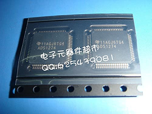Anncus !10PCS ADS1274IPAPR ADS1274IPAP ADS1274 QFP64 IC ADC 24-BIT 10K-144K