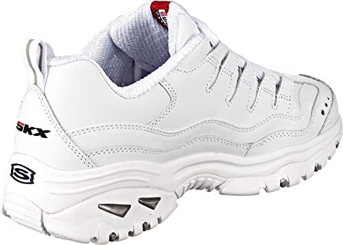 Skechers 13423 baskets en cuir blanc de qualité supérieure