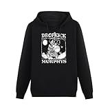 Dropkick Murphys Skeleton Piper Mens Funny Unisex Sweatshirts Graphic Print Hooded Black Sweater L