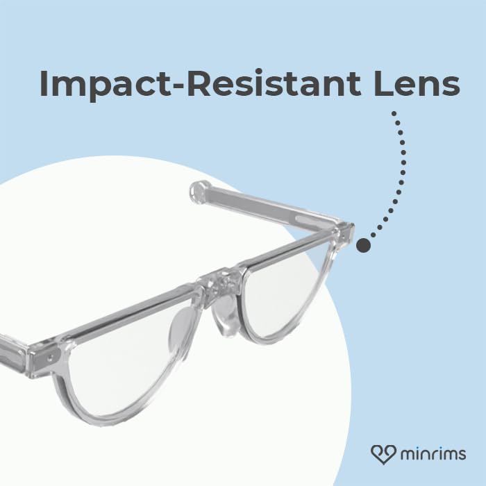 Miniatura 5 de Gafas de lectura compactas - Vidrio de lectura plegable con funda plegable compatible con Magsafe para hombres y mujeres