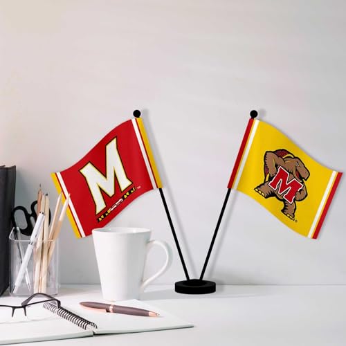 Drapeaux de table du Maryland de haute qualité avec socle stable - 5