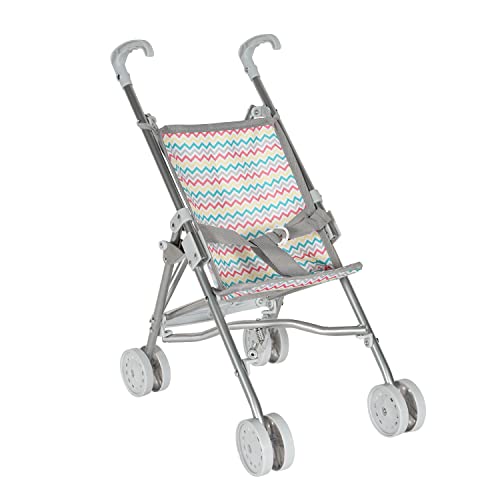Adora Baby Doll Mini Stroller - Zig Zag Rainbow, Doll Stroller For Toddlers, Best Kids’ Outdoor Toys #TOP24