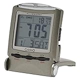 CASIO travel clock PQ-50J-8 display metallic gray Digital (Japan Import)