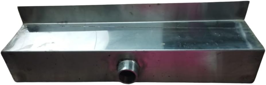 Stainless Steel Waterfall Spillway Rectangular Wall Mounted, Water Blade Nozzle/Water Cascade (30.48 cm/12 Inches)