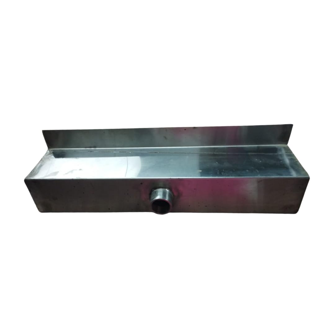 Stainless Steel Waterfall Spillway Rectangular Wall Mounted, Water Blade Nozzle/Water Cascade (30.48 cm/12 Inches)