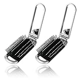 Matériau de haute qualité : cette brosse lissante pliable est fabriquée en matériau ABS de haute qualité, solide et léger, lisse et durable, et difficile à déformer. Il vous aide à démêler vos cheveux, les rendant doux et sans douleur.