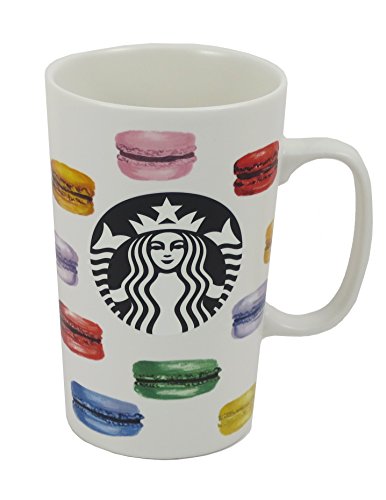 Starbucks 2015 Rainbow Macarons Mug, 16 Fl Oz