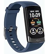 MorePro Fitness Tracker with Heart Rate and Blood Pressure Monitor, HRV and Blood Oxygen Sleep Tr...