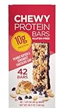 Chewy Protein Bar, Peanut Butter & Semisweet Chocolate Chip, 1.41 oz, 42-Count, 10g Protein