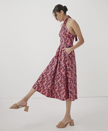 Image of Pact Organic Cotton Women's Fit & Flare Halter Dress