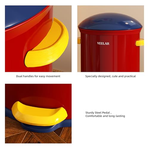 Caneca de basura rectangular de acero inoxidable 8L con pedal miniatura 4
