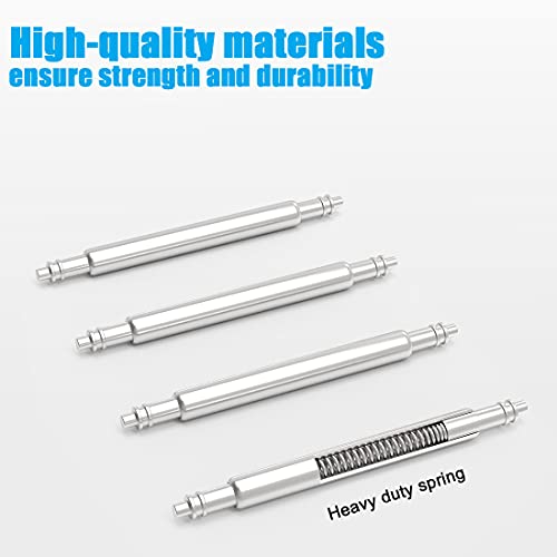 Wellfit Watch Pins, 1.8Mm Thickness Heavy Duty Spring Bar, 4 Pack Stainless Steel Watch Band Pins, 22Mm #TOP2