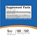 Nutricost Lithium Orotate 5mg, 120 Capsules - Veggie Caps, Non-GMO, Gluten Free