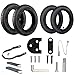 ANSENI Kit Ruote 10 Pollici per Xiaomi M365,Pro, Ricambi Monopattino Elettrico, Gomme di Ricambi, Aggiornamento della Ruota Xiaomi M365 da 8,5" a 10" (Con supporto 1S/Essential/Pro2/Mi electric 3)