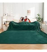 Oversized King Flannel Throw Blanket, Ultra Soft & Warm, Dark Grey 41bREID0dXL. AC SR166,182