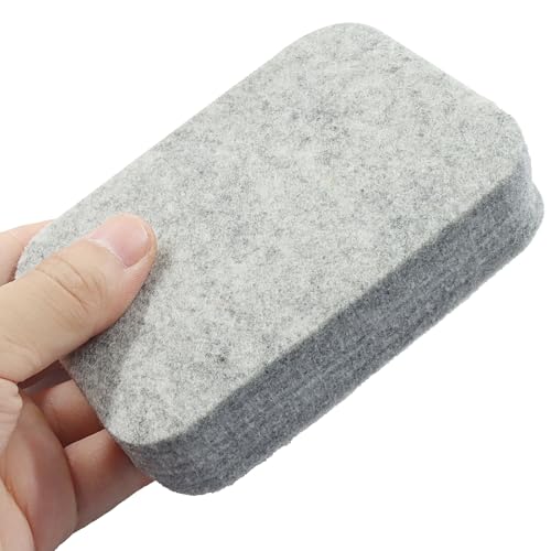 Verkelly Needle Felting Pad – Natural Wool Mat, 4.64 x 3.34 x 1 Inch Eco-Friendly Felting Block, Thick and Sturdy Base for All Your Felting Projects