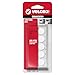 VELCRO Brand Sticky Back Hook and Loop Fasteners, Perfect for Home or Office, 5/8", Pack of 15, White, Coins