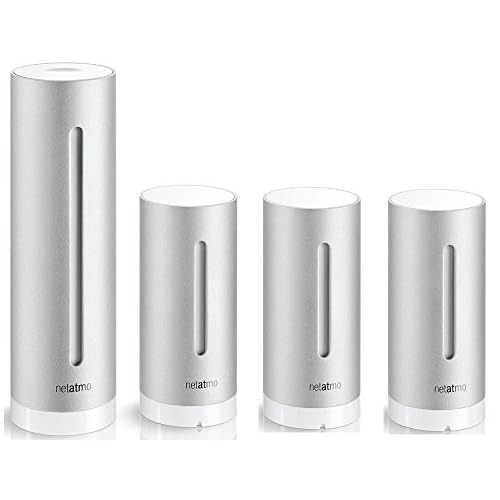 Netatmo Urban Sparset Profi Wetterstation mit Luftqualitätssensoren für Apple iPhone und Android