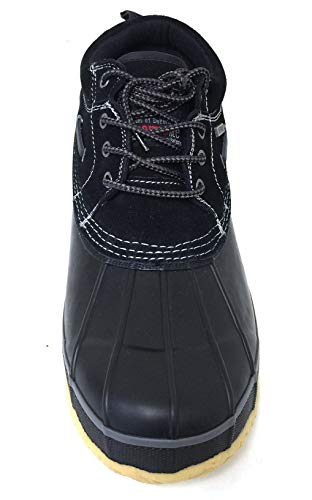 Climate X Mens YSC1 Winter Snow Boots Water Resistance Snow and Hiking, Black Brown3