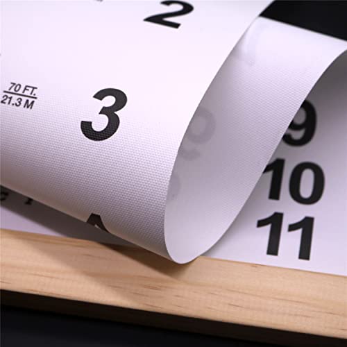 Eye Chart Canvas Non-Reflective Snellen Low Vision Eye Chart Ready To Hang Wooden With Wooden Framed Wall Decor 22'' X 11'' #TOP4