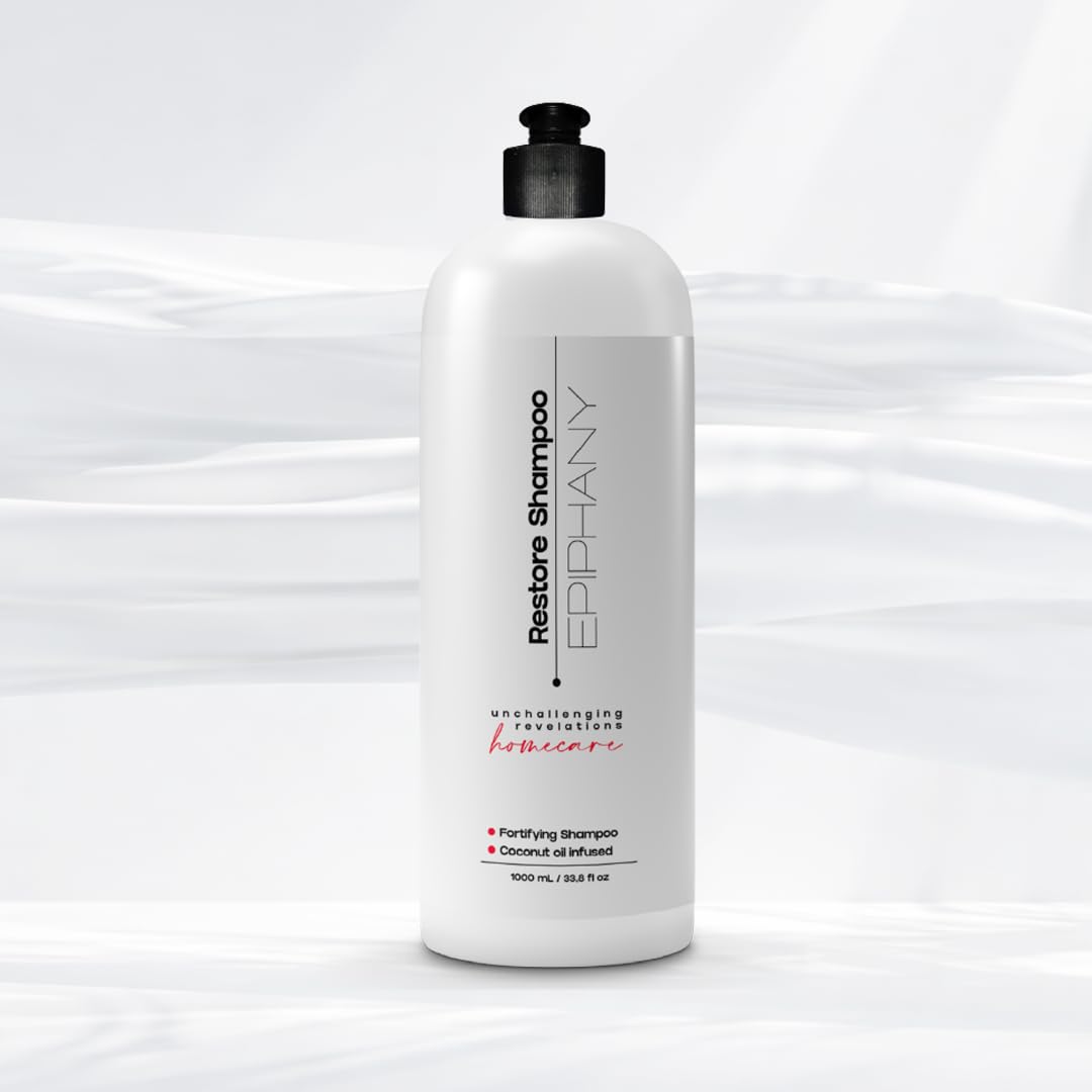 Epiphany Sulfate Free Shampoo – Hydrating Repair for Color Treated & Chemically Processed Hair | Coconut, Avocado & Argan Oil | UV Protection | Daily Use