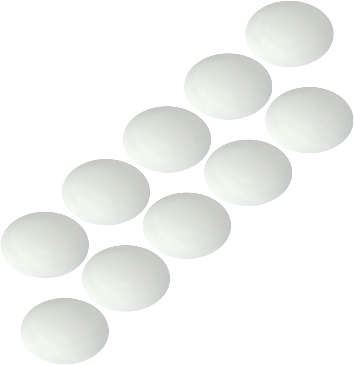 Secotec 5246/10 Door Stop Bumms 60 mm/Self Adhesive White Plastic (Pack of 10)