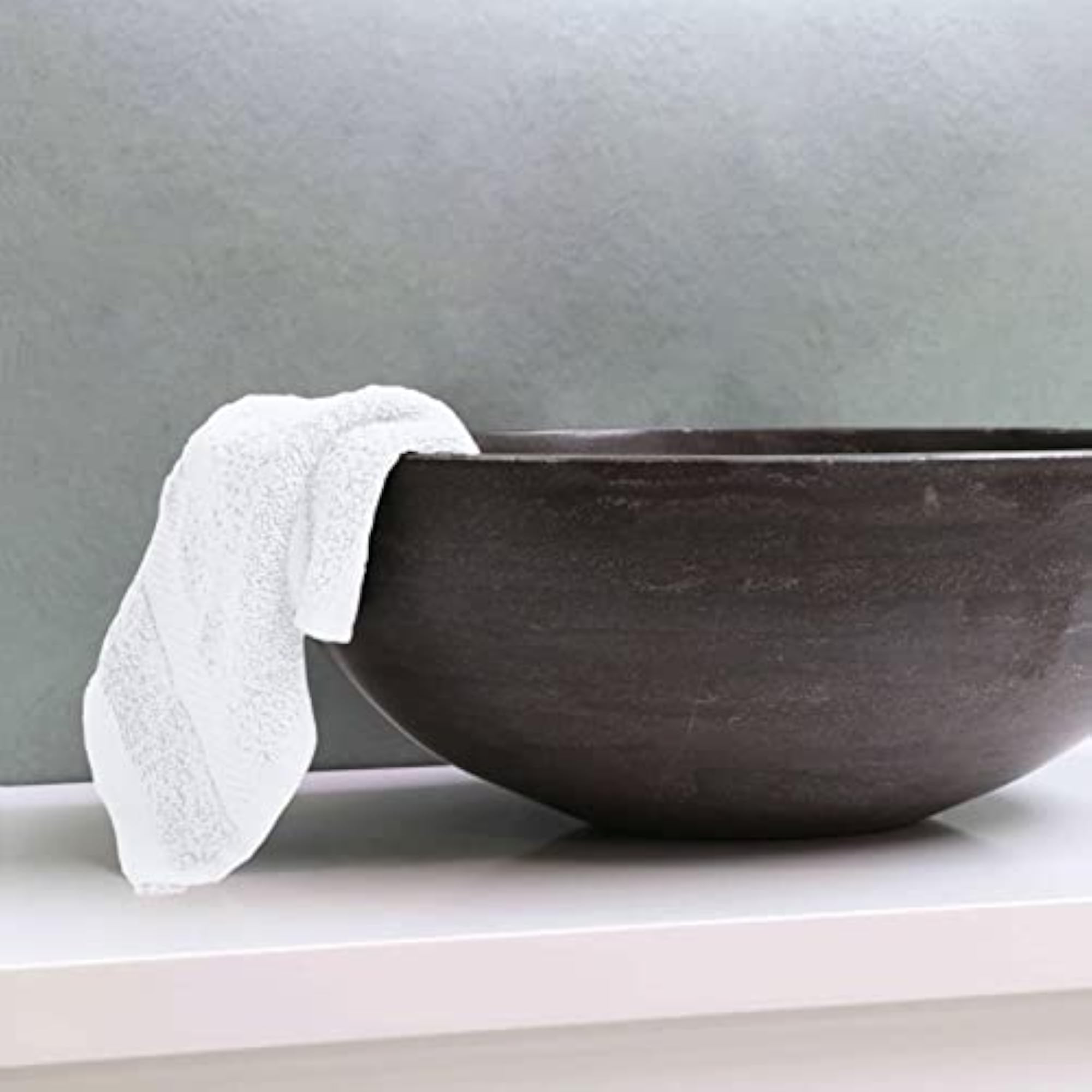 Luxury Egyptian Cotton Washcloths, Set of 12